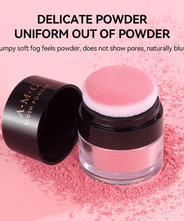 jkthpu-45 KissIcon Blush Powder Puff Long Lasting Waterproof Finish