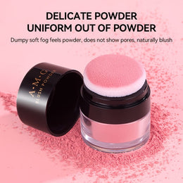 jkthpu-45 KissIcon Blush Powder Puff Long Lasting Waterproof Finish