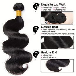 KissICON KissIcon Body Wave 3 Bundles - 100% Virgin