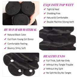 KissICON KissIcon Body Wave 3 Bundles - 100% Virgin