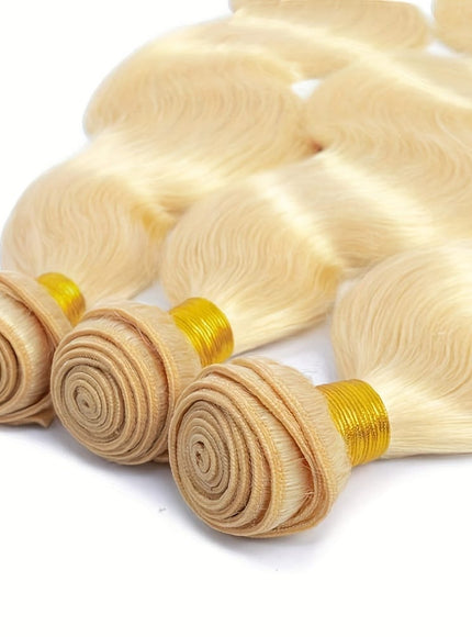 KissICON KissIcon Body Wave 613 Blonde Hair Extensions Natural