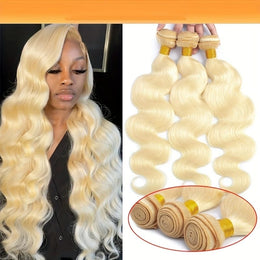 KissICON KissIcon Body Wave 613 Blonde Hair Extensions Natural