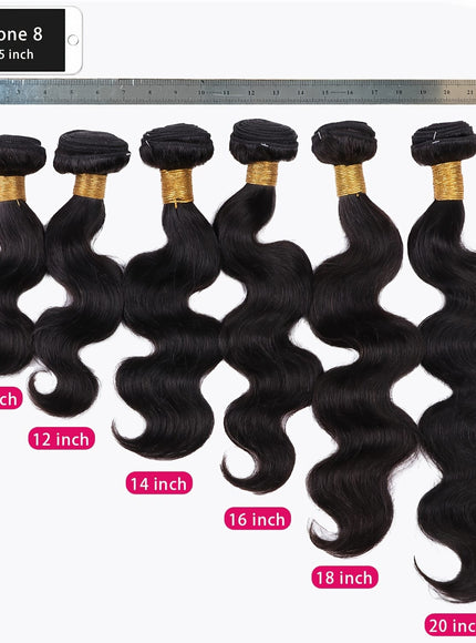 KissICON KissIcon Body Wave Brazilian Virgin Bundles Unprocessed