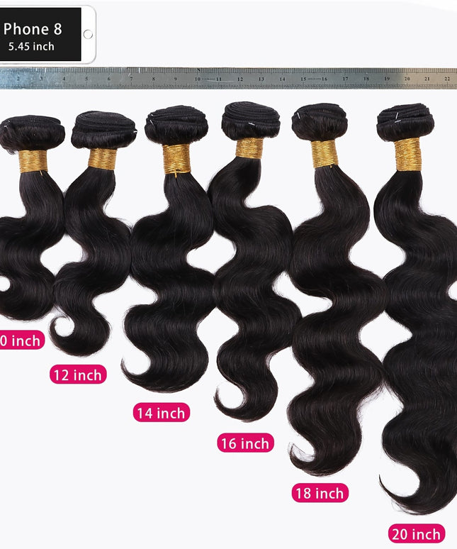 KissICON KissIcon Body Wave Brazilian Virgin Bundles Unprocessed