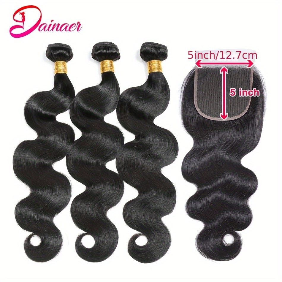 KissICON KissIcon Body Wave Bundles Virgin Hair - Natural