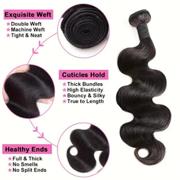 KissICON KissIcon Body Wave Hair Bundles - Virgin Soft