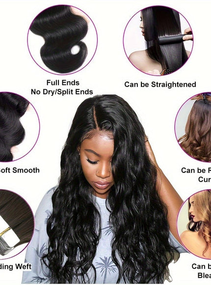 KissICON KissIcon Body Wave Tape In Extensions 16 Inch