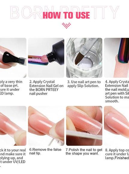 KissICON KissIcon Born Pretty 30ml Acrylic Gel - Quick