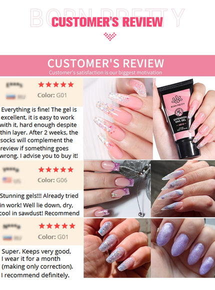 KissICON KissIcon Born Pretty 30ml Acrylic Gel - Quick