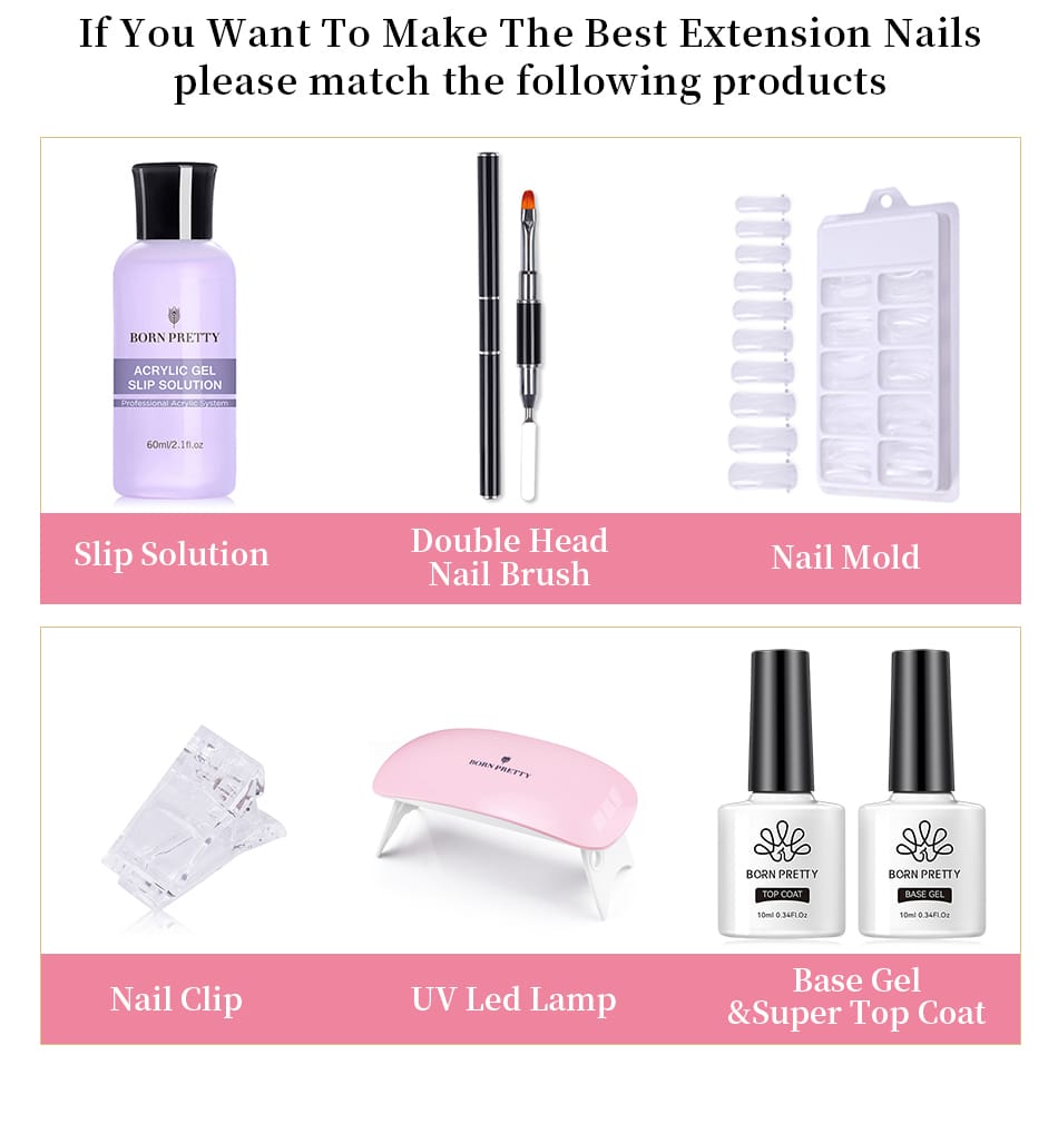 KissICON KissIcon Born Pretty 30ml Acrylic Gel - Quick