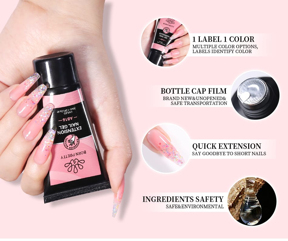 KissICON KissIcon Born Pretty 30ml Acrylic Gel - Quick