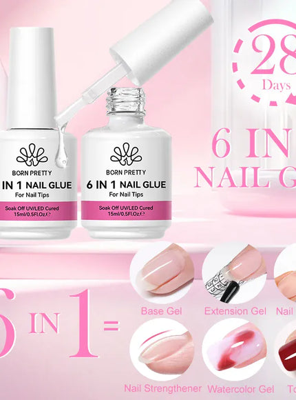 KissICON KissIcon Born Pretty 6 In 1 Nail Glue