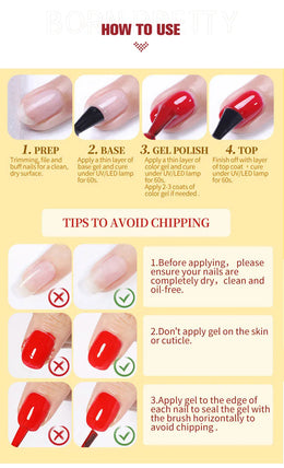 KissICON KissIcon Born Pretty Base and Top Coat Gel