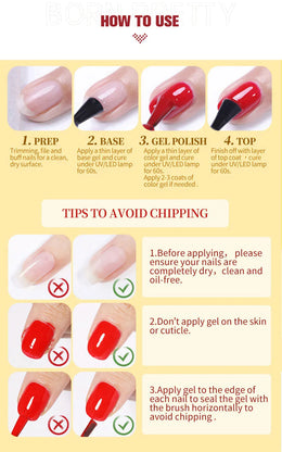 KissICON KissIcon Born Pretty Base and Top Coat Gel