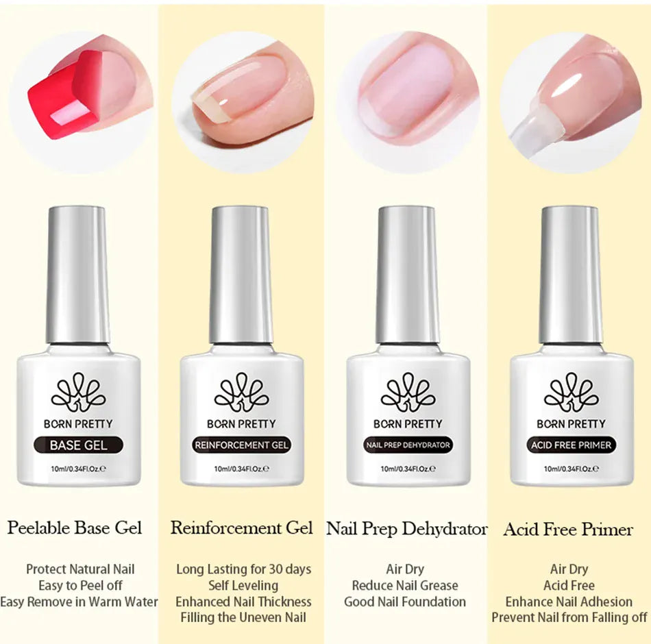 KissICON KissIcon Born Pretty Base and Top Coat Gel