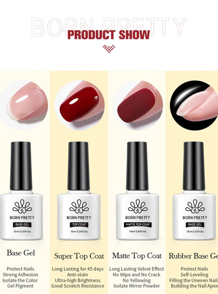 KissICON KissIcon Born Pretty Base Gel Soak Off 10ml