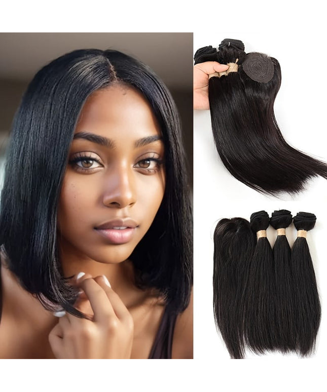KissICON KissIcon Brazilian Human Hair Bundles Closure - 110g-140g