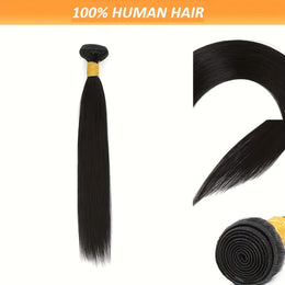 KissICON KissIcon Brazilian Straight Hair 3 Bundles Virgin Hair