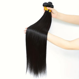 KissICON KissIcon Brazilian Straight Hair 3 Bundles Virgin Hair