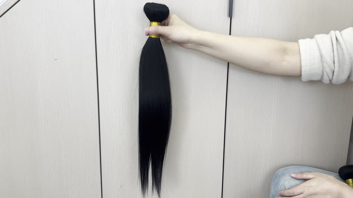KissICON KissIcon Brazilian Straight Hair Bundles 12-26in - Natural