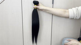KissICON KissIcon Brazilian Straight Hair Bundles 12-26in - Natural