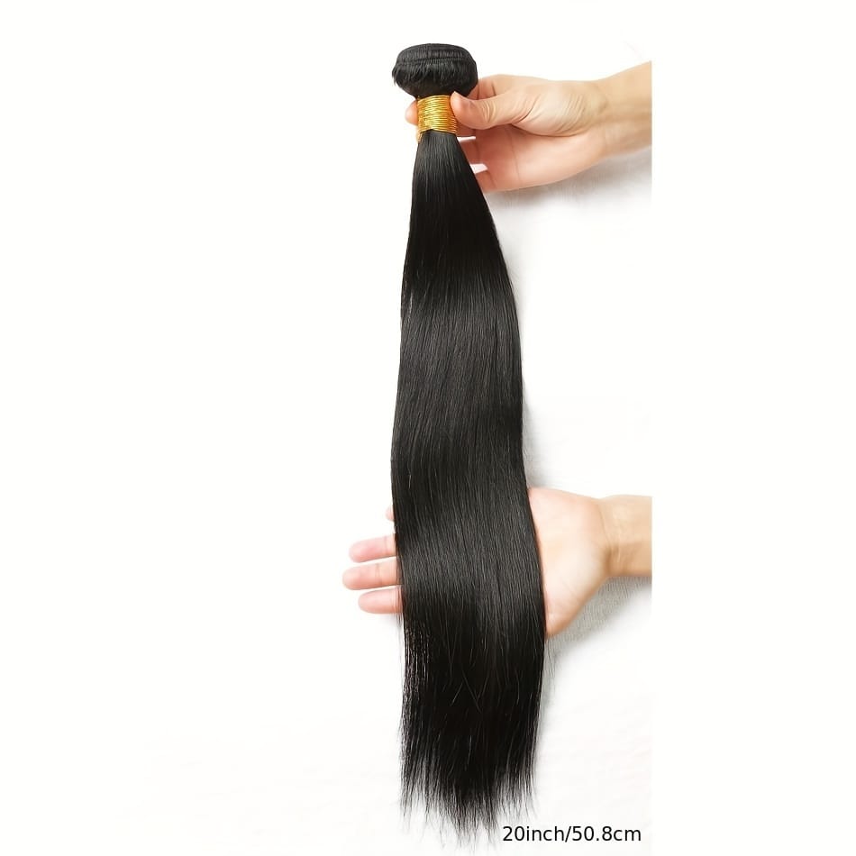 KissICON KissIcon Brazilian Straight Hair Bundles 12-26in - Natural