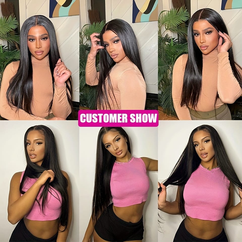 KissICON Kissicon Brazilian Straight Hair Bundles Lace Virgin Bra