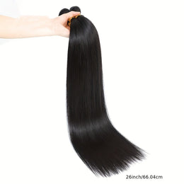 KissICON Kissicon Brazilian Straight Hair Bundles Lace Virgin Bra