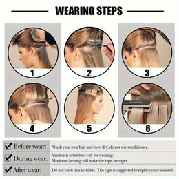 KissICON KissIcon Brazilian Tape In Extensions - Invisible Adhesive
