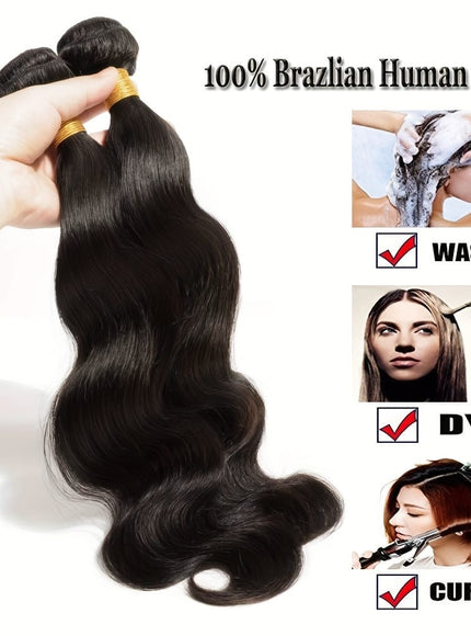 KissICON KissIcon Brazilian Virgin Hair Extensions - 300G Body