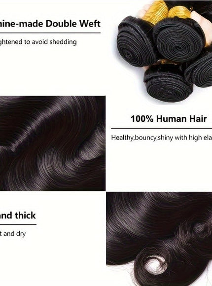 KissICON KissIcon Brazilian Virgin Hair Extensions - 300G Body