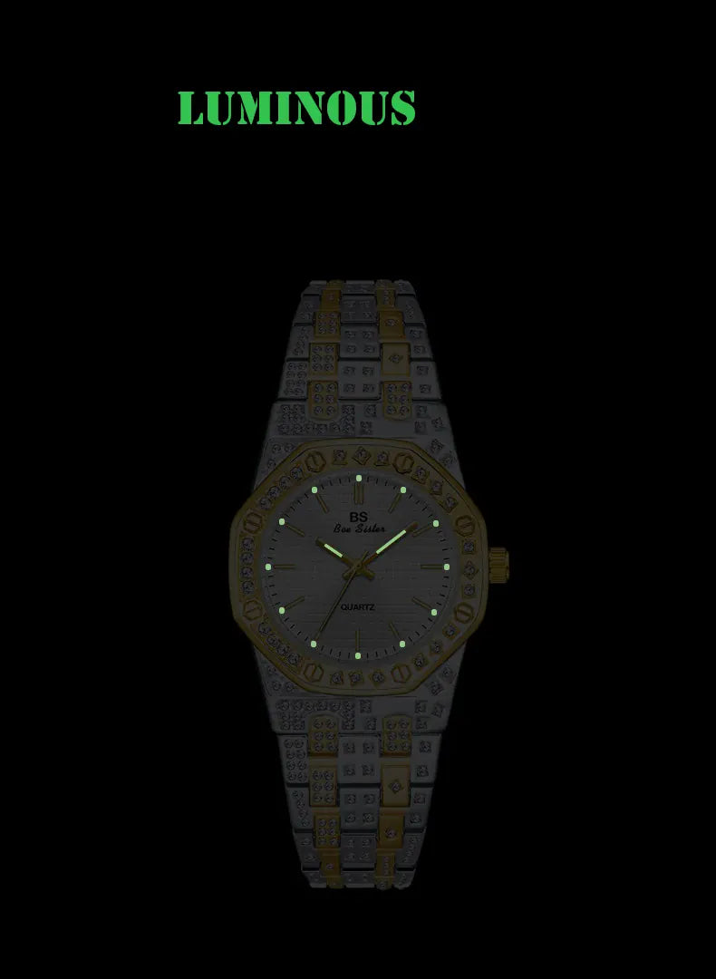 KissICON KissIcon BS Women's Watch Luxury Diamonds - Waterproof