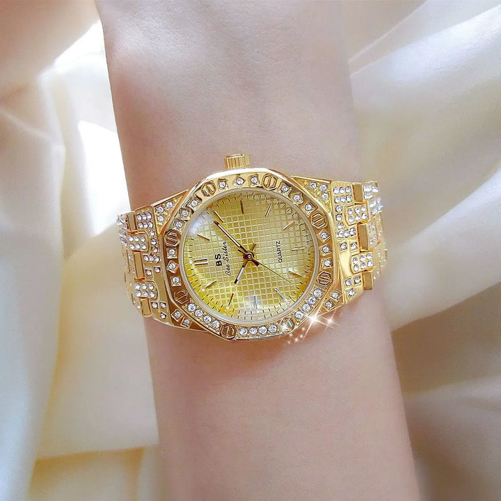 KissIcon BS Women's Watch Luxury Diamonds - Waterproof