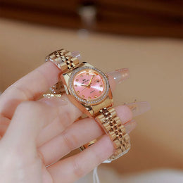KissICON KissIcon BS Women Watch Calendar Quartz Steel Band