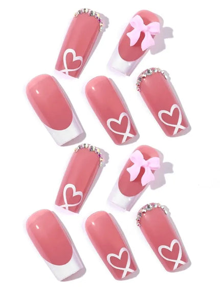 KissICON KissIcon Chic Bows Tie Press On Nails -