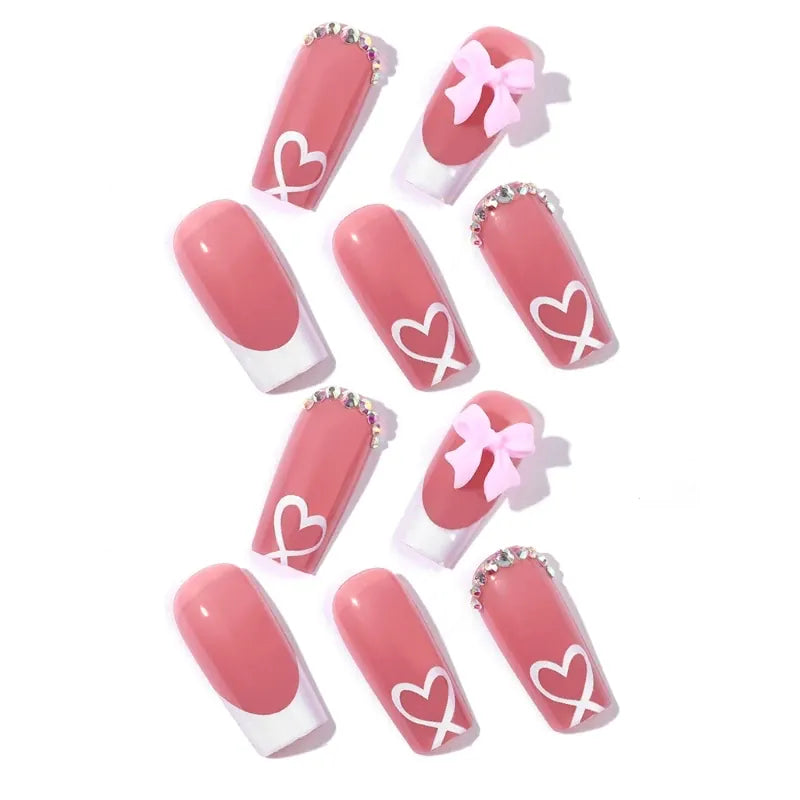 KissICON KissIcon Chic Bows Tie Press On Nails -