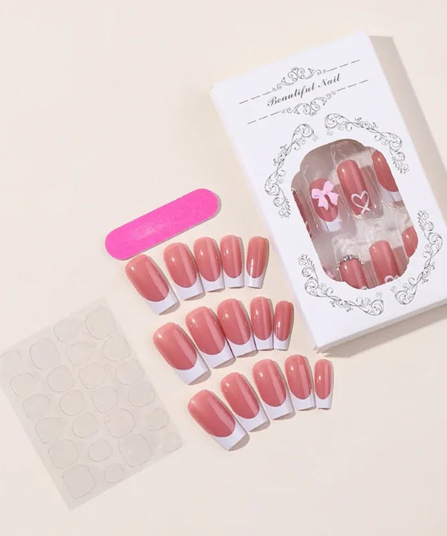 KissICON KissIcon Chic Bows Tie Press On Nails -