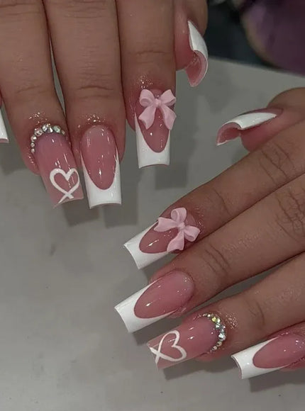 KissICON KissIcon Chic Bows Tie Press On Nails -