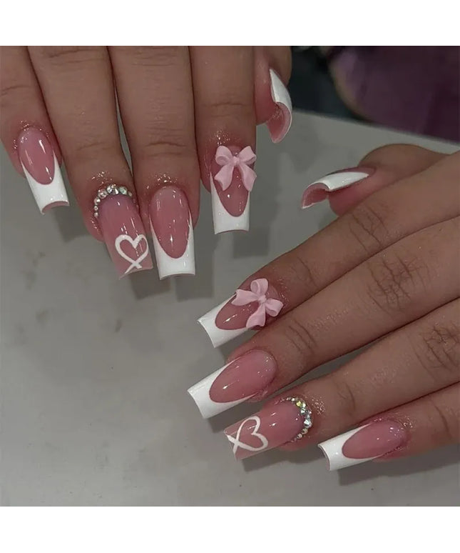 KissICON KissIcon Chic Bows Tie Press On Nails -