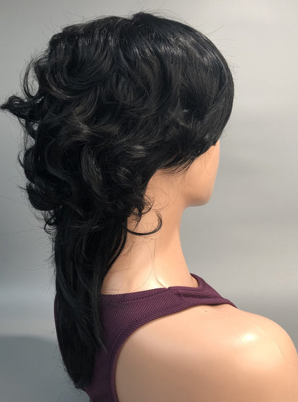 KissICON Kissicon Chic Mullet Pixie Wig Flattering Wave Ring