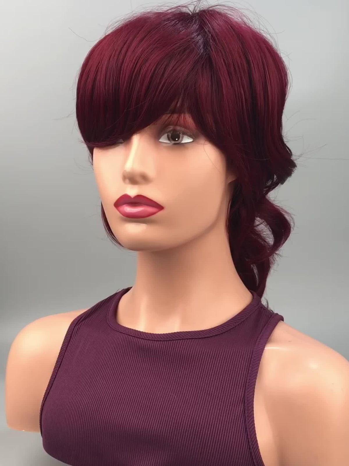 KissICON Kissicon Chic Mullet Pixie Wig Flattering Wave Ring