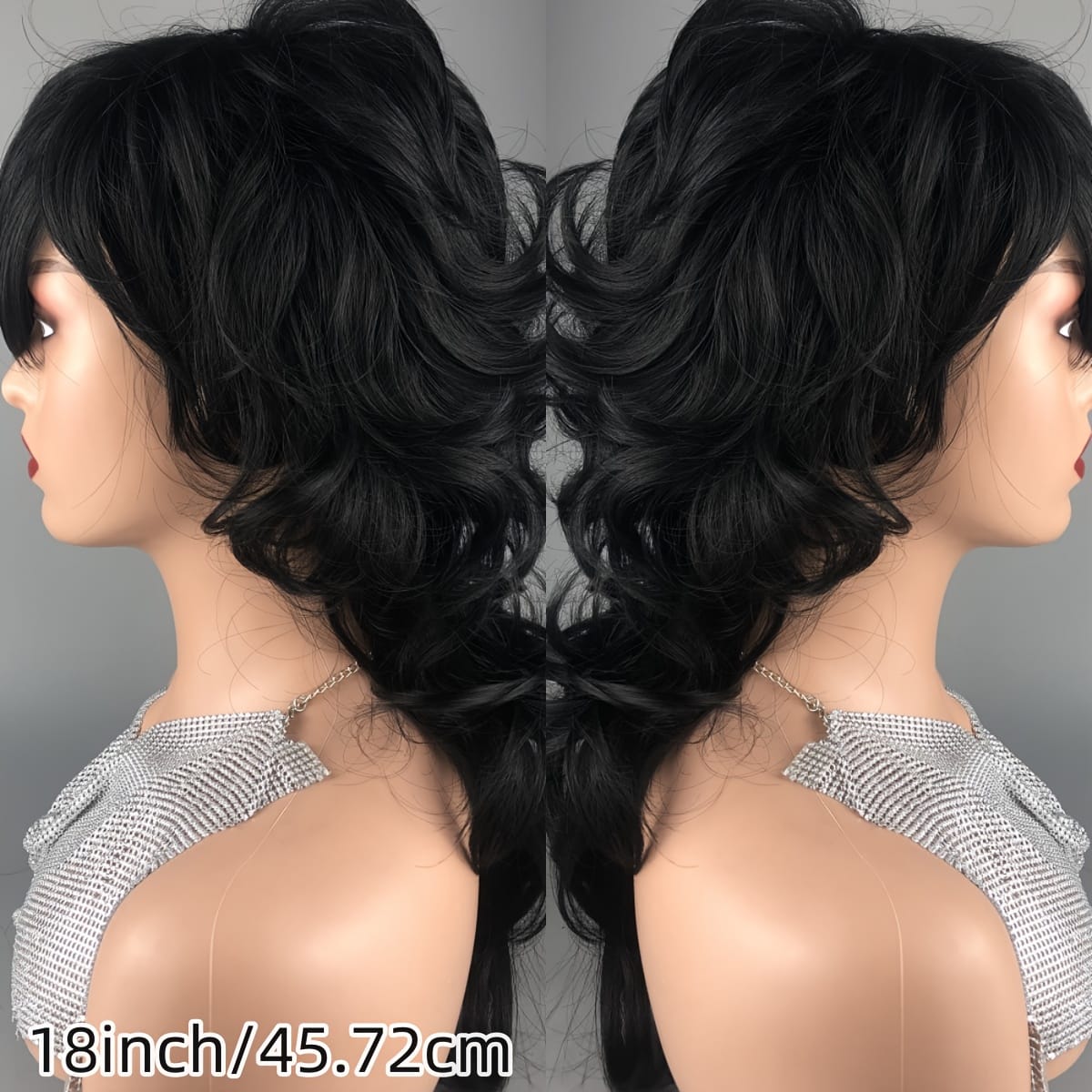 KissICON Kissicon Chic Mullet Pixie Wig Flattering Wave Ring
