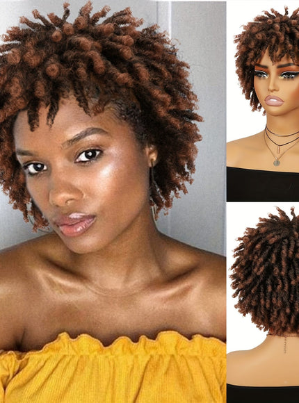 KissICON Kissicon Chic Short Dreadlock Wig Ombre