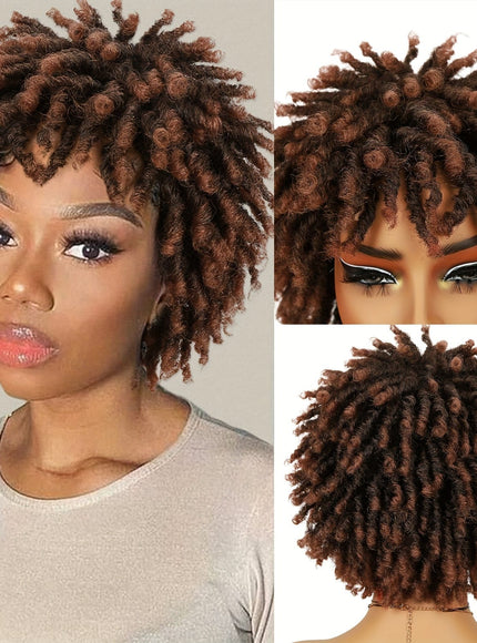 KissICON Kissicon Chic Short Dreadlock Wig Ombre