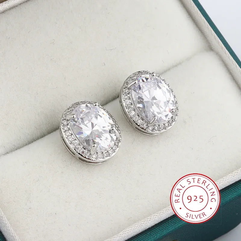 KissICON KissIcon Classic Shiny Zircon Earrings For Women - Dazzle