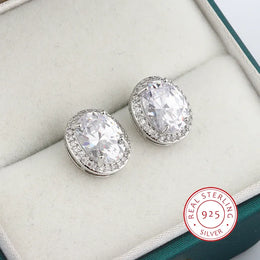 KissICON KissIcon Classic Shiny Zircon Earrings For Women - Dazzle