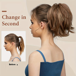 KissICON KissIcon Claw Clip Bun Hair Extensions - Bendable