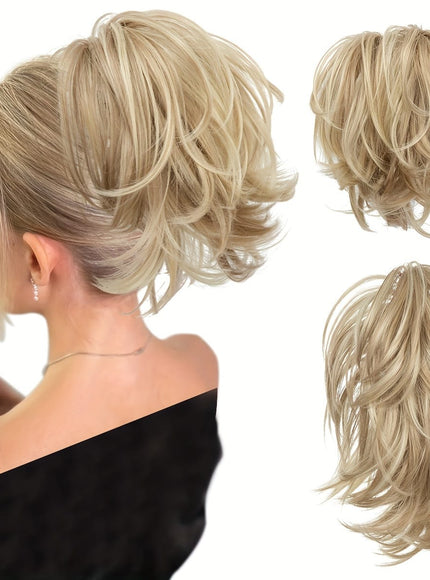 KissICON KissIcon Claw Clip Bun Hair Extensions - Bendable