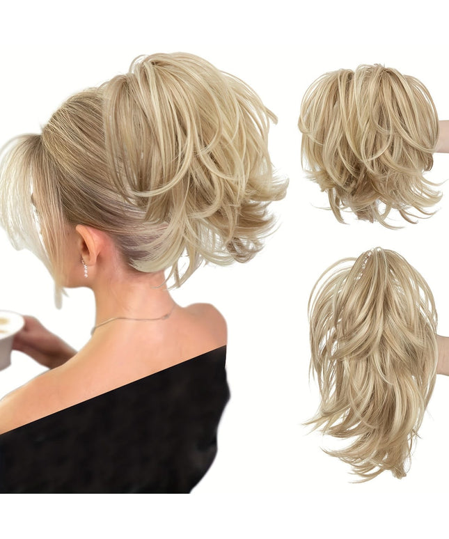 KissICON KissIcon Claw Clip Bun Hair Extensions - Bendable