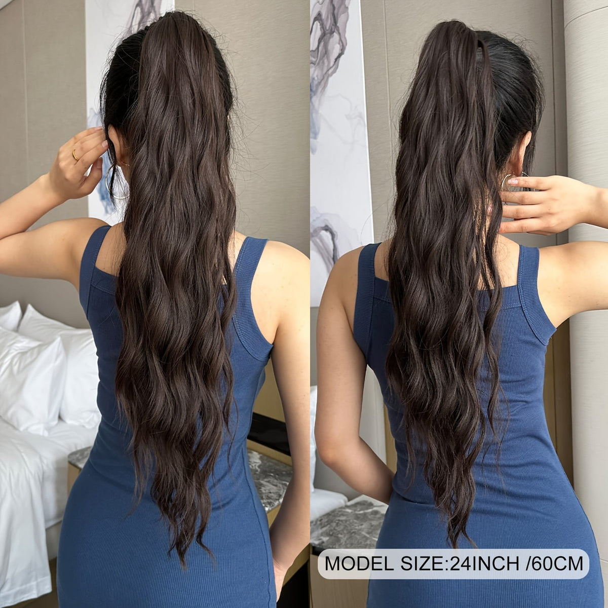KissICON KissIcon Claw Ponytail 24 Inch Clip In -